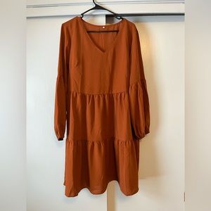 NWOT Orange Dress